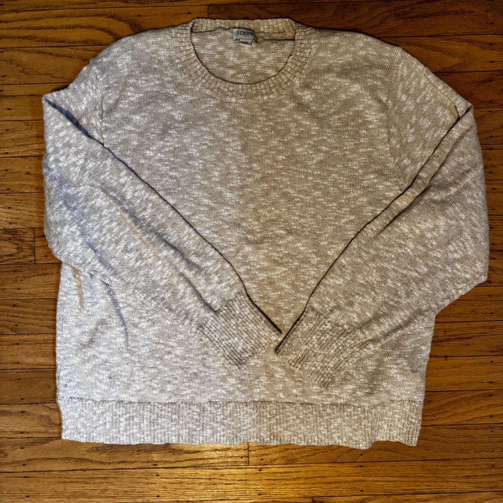 J. Crew Lightweight Beach Sweater Beige/Tan